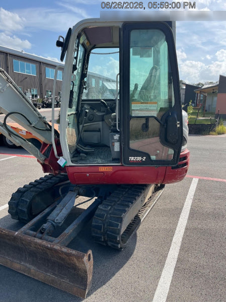 2020 Takeuchi TB-235-2CR Cab/Heat/Air, Rubber Tracks, Manual TAG QC