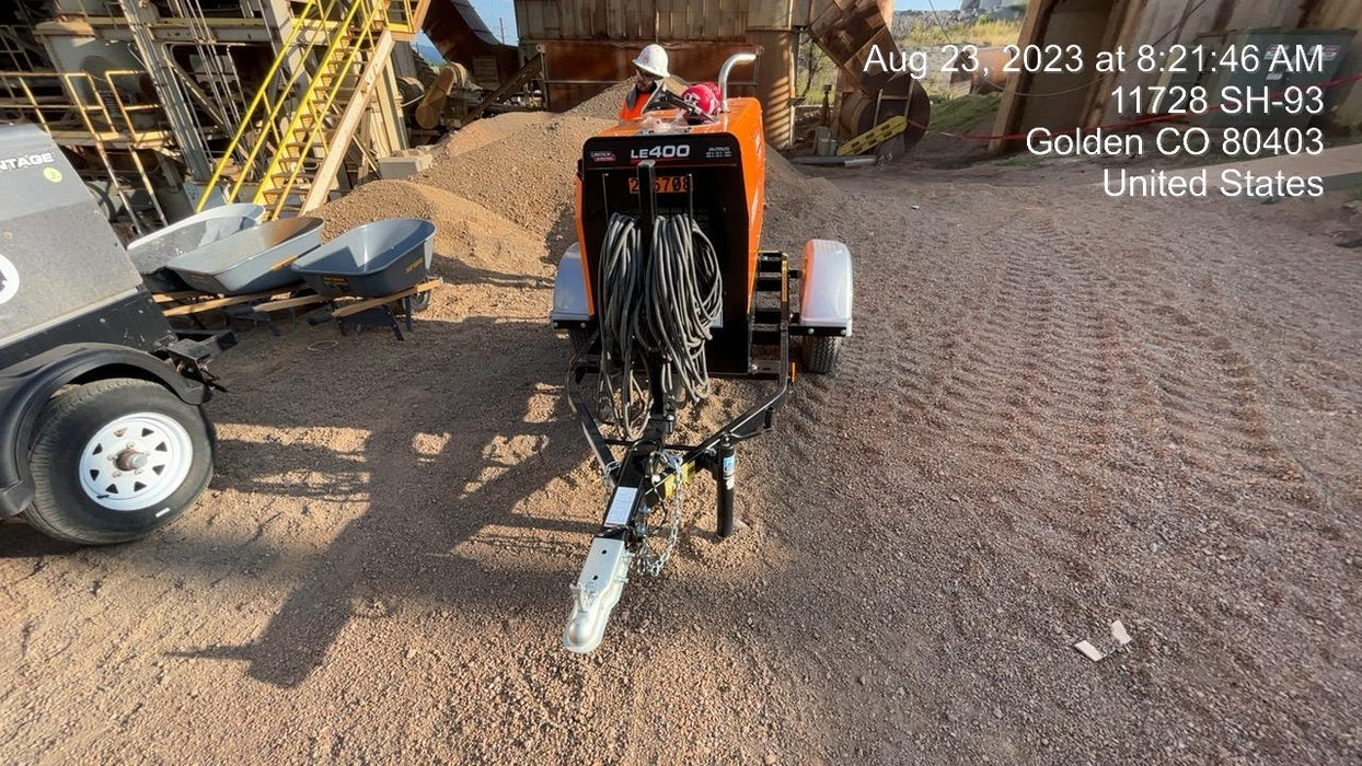 2022 Lincoln Electric LE400 Kubota V1505, Trlr, Cable Rack, Light Kit, ES Decals, T3