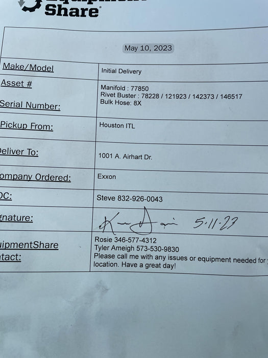 2021 MICHIGAN PNEUMATIC MP-133-ORANGE