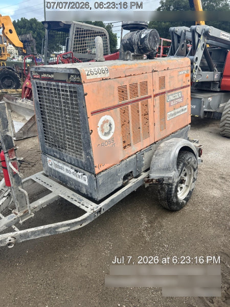 2022 Lincoln Electric Vantage 549X Crosslink Technology, Trailer Mounted, ES Decals, T3