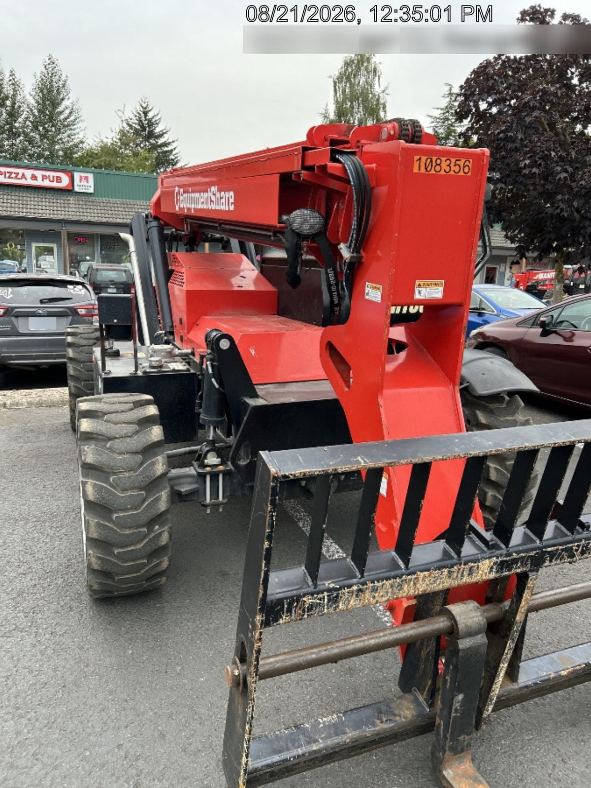 2020 Manitou MTA6034 Cab/Heat/Air, Solid Tires, Work Lights, Beacon, Aux Hydraulics, Back up Alarm, Mirrors, ES Keypad