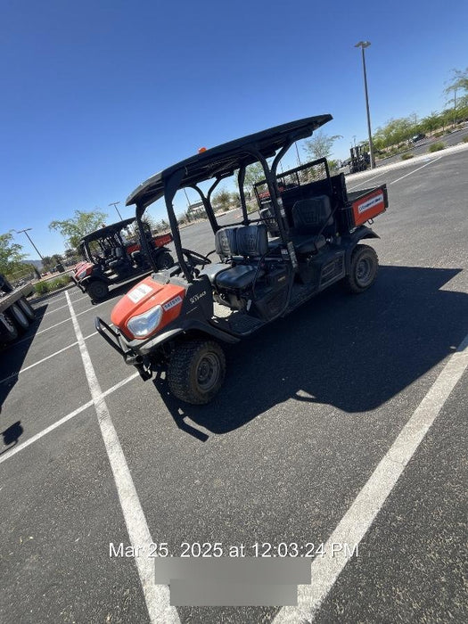 2022 Kubota RTV-X1140R-H Plastic Canopy, Windshield Acrylic Clear, LED Strobe Light, Wire Harness Kit, Back up Alarm