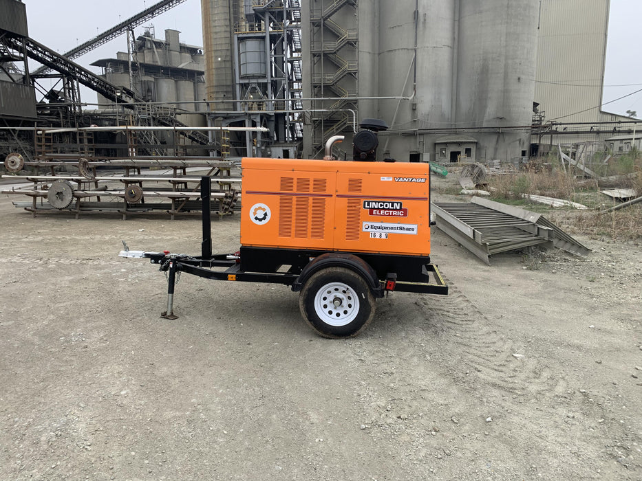 2021 Lincoln Electric Vantage 549X Ready Pak 3, ORANGE (includes trailer, cable rack, fender light kit)