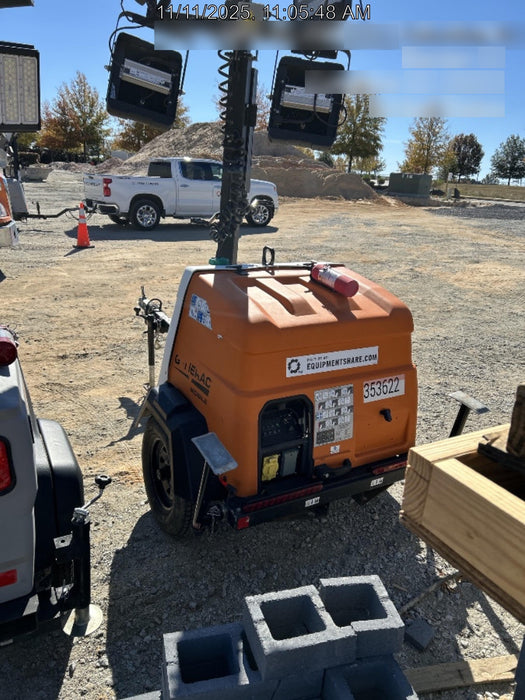 2023 Generac MLT2 Diesel, Flex Switch 120V Input, Powerzone Controller, (4) 320W LED Lights, 4kW Generator, 39.9 Gal Fuel Tank, 2" Ball, T3