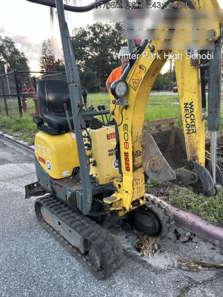 2017 Wacker Neuson 803 Wacker Neuson 803 Mini - Canopy Base/12" Bucket