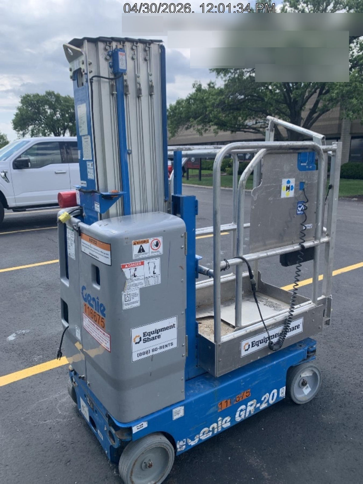2020 GENIE GR-20