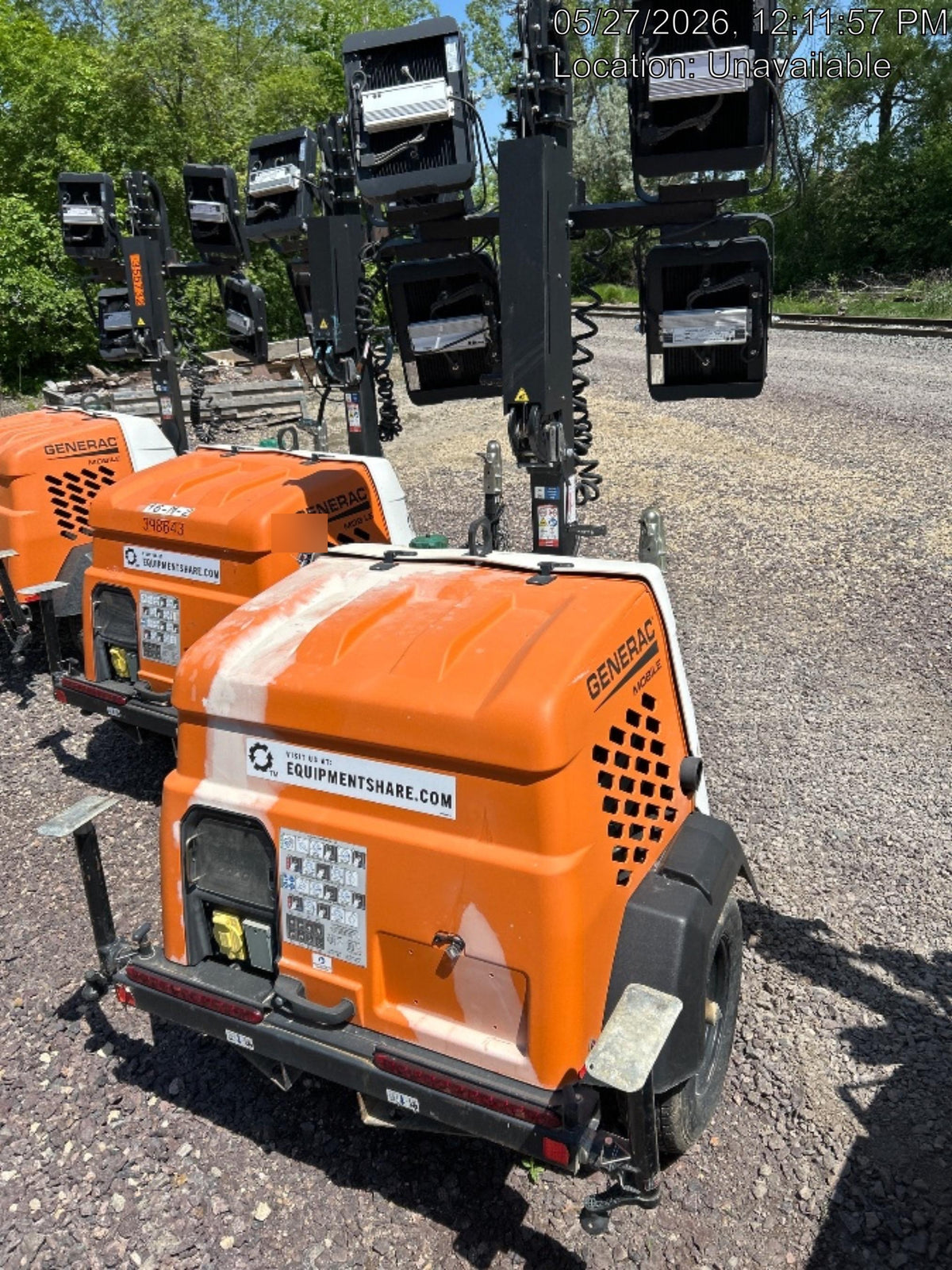 2023 Generac MLT2 Diesel, Flex Switch 120V Input, Powerzone Controller, (4) 320W LED Lights, 4kW Generator, 39.9 Gal Fuel Tank, 2" Ball, T3