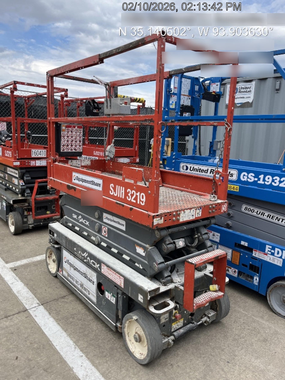 2019 Skyjack SJIII-3219 Standard Options, Trojan Batteries