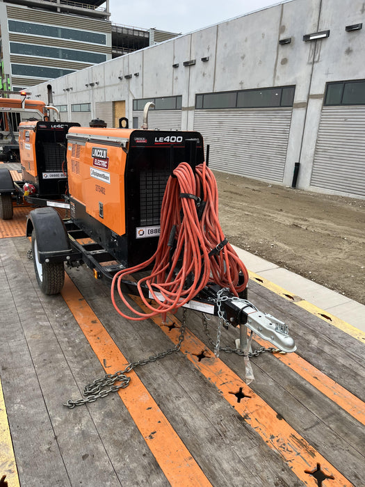 2022 Lincoln Electric LE400 Kubota V1505, Trlr, Cable Rack, Light Kit, ES Decals, T3