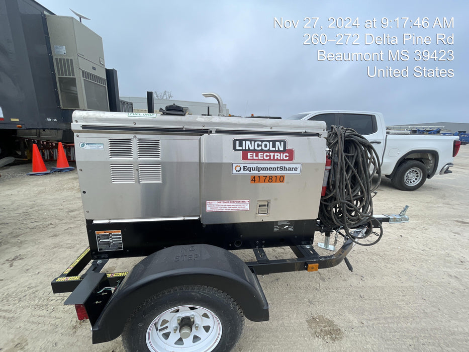 2024 Lincoln Electric LE400 Kubota V1505, Trlr, Cable Rack, Light Kit, ES Decals, T3