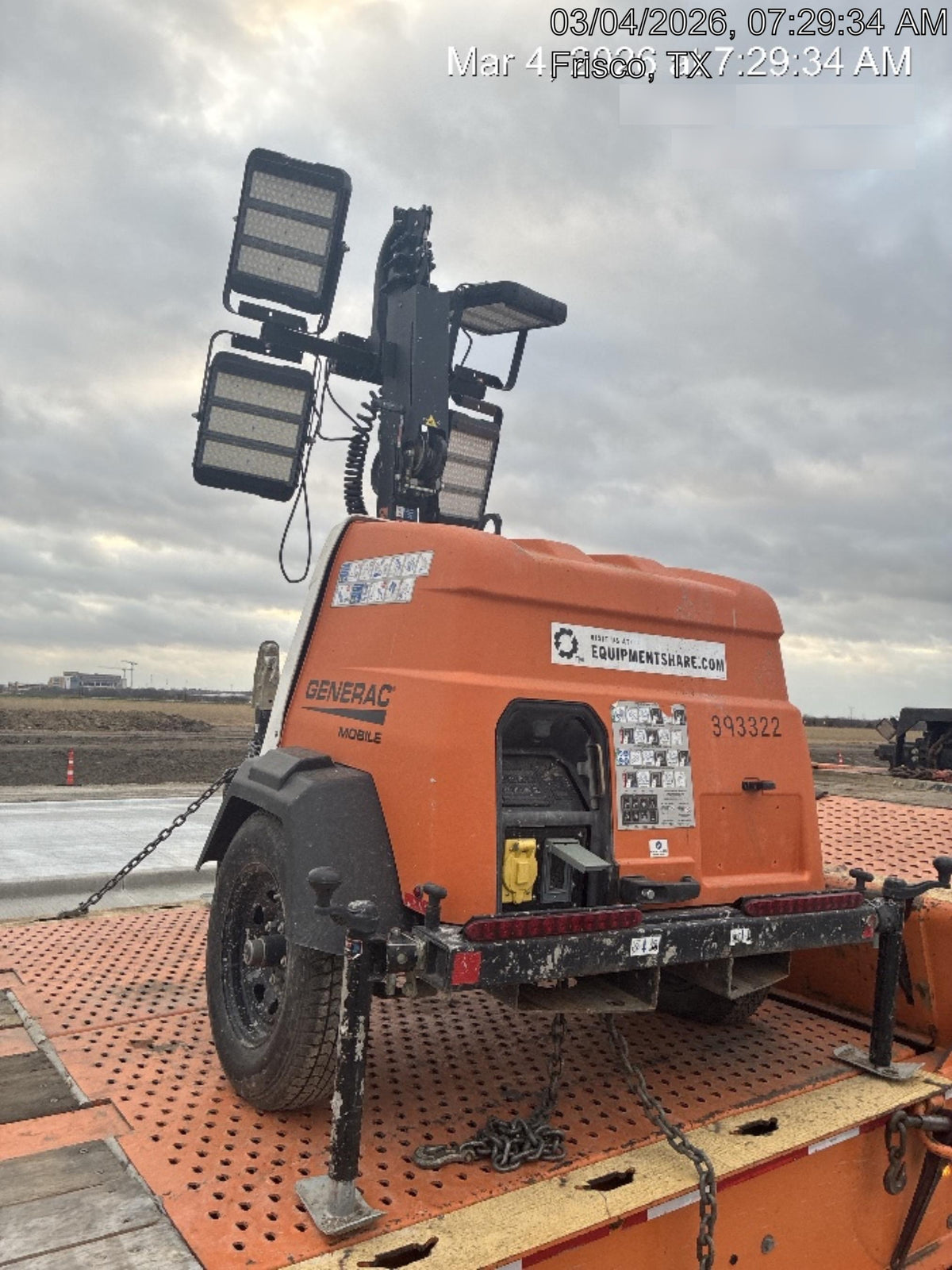 2024 Generac MLT2 Diesel, Flex Switch 120V Input, Powerzone Controller, 
(4) 320W LED Lights, 4kW Generator, 39.9 Gal Fuel Tank, 2" Ball, T3