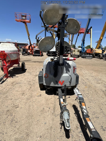 2019 Wacker Neuson LTV6L-MH Mobile Light Tower w/Fuel Level Sensor Installed