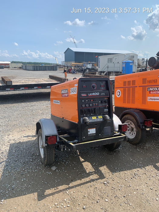 2023 Lincoln Electric LE400 Kubota V1505, Trlr, Cable Rack, Light Kit, ES Decals, T3