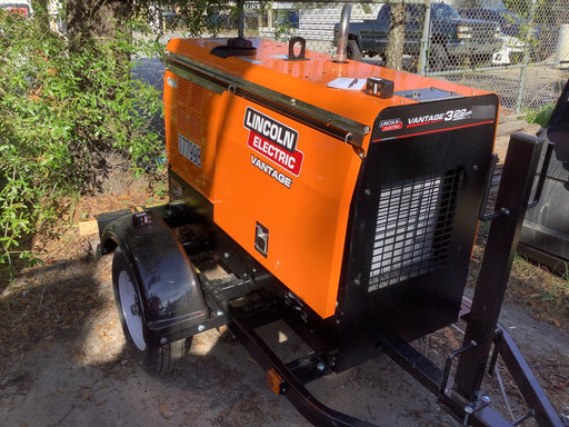 2021 Lincoln Electric Vantage 322 Vantage 322 Ready Pak 3 w/ Decals, ORANGE (includes trailer, cable rack, fender light kit) NO Telematics