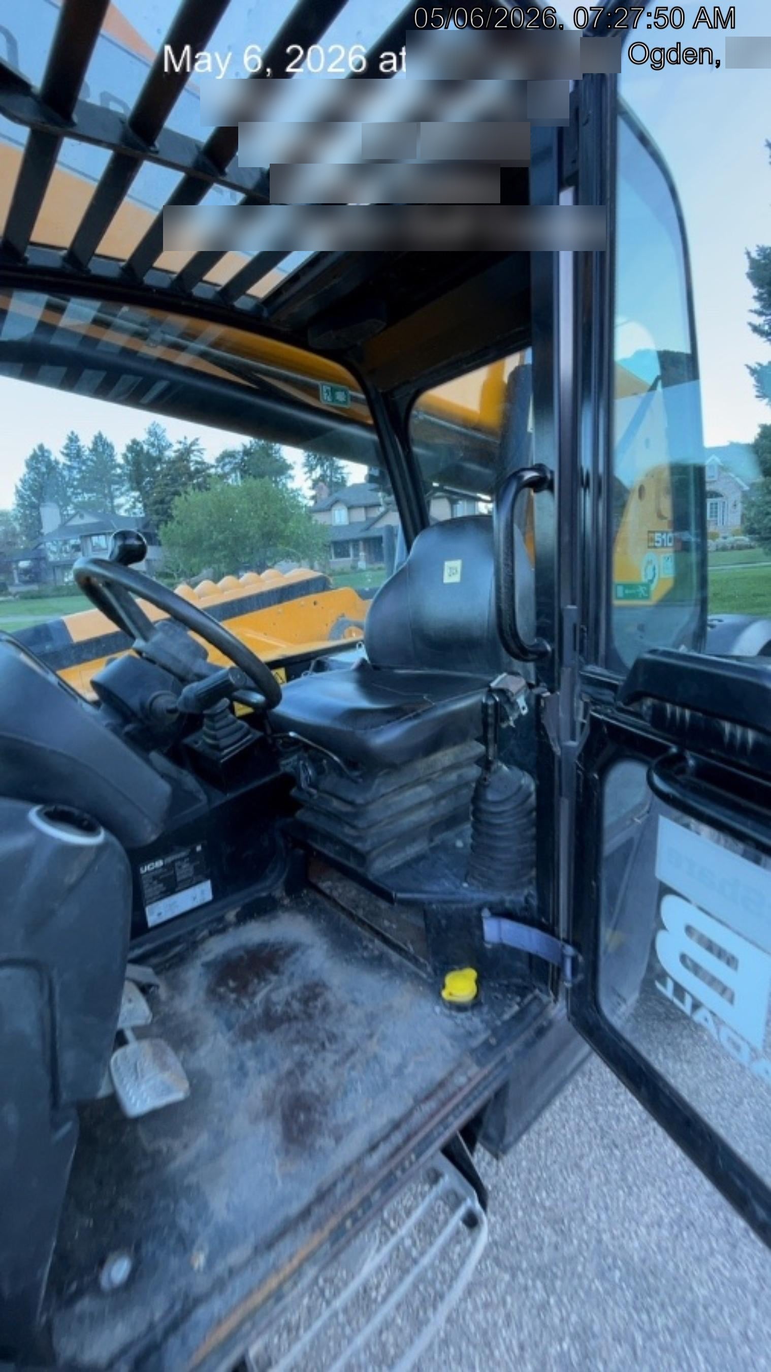 2020 JCB 510-56 Cab/Heat/Air, Solid Tires, Work Lights, Beacon, Aux Hydraulics, Back up Alarm, Lifting Eye, ES Decals
