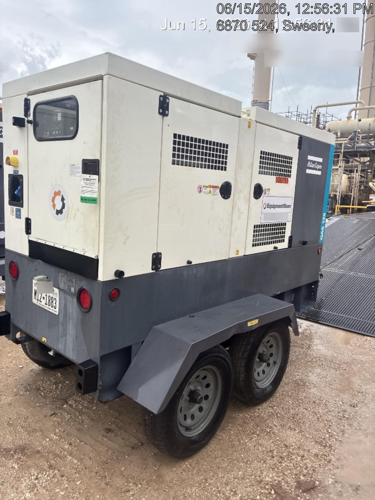 2020 ATLAS COPCO QAS 125