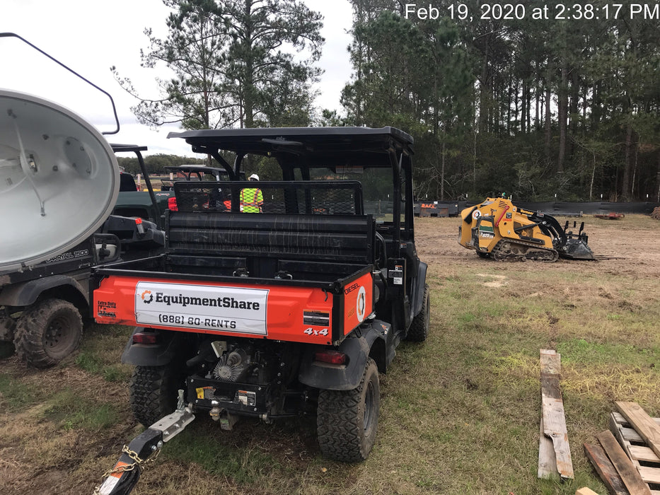 2019 Kubota RTV-X1140W-H 4WD, LED Strobe, Windshield Tempered Glass, Plastic Canopy, Wire Harness Kit, Backup Alarm