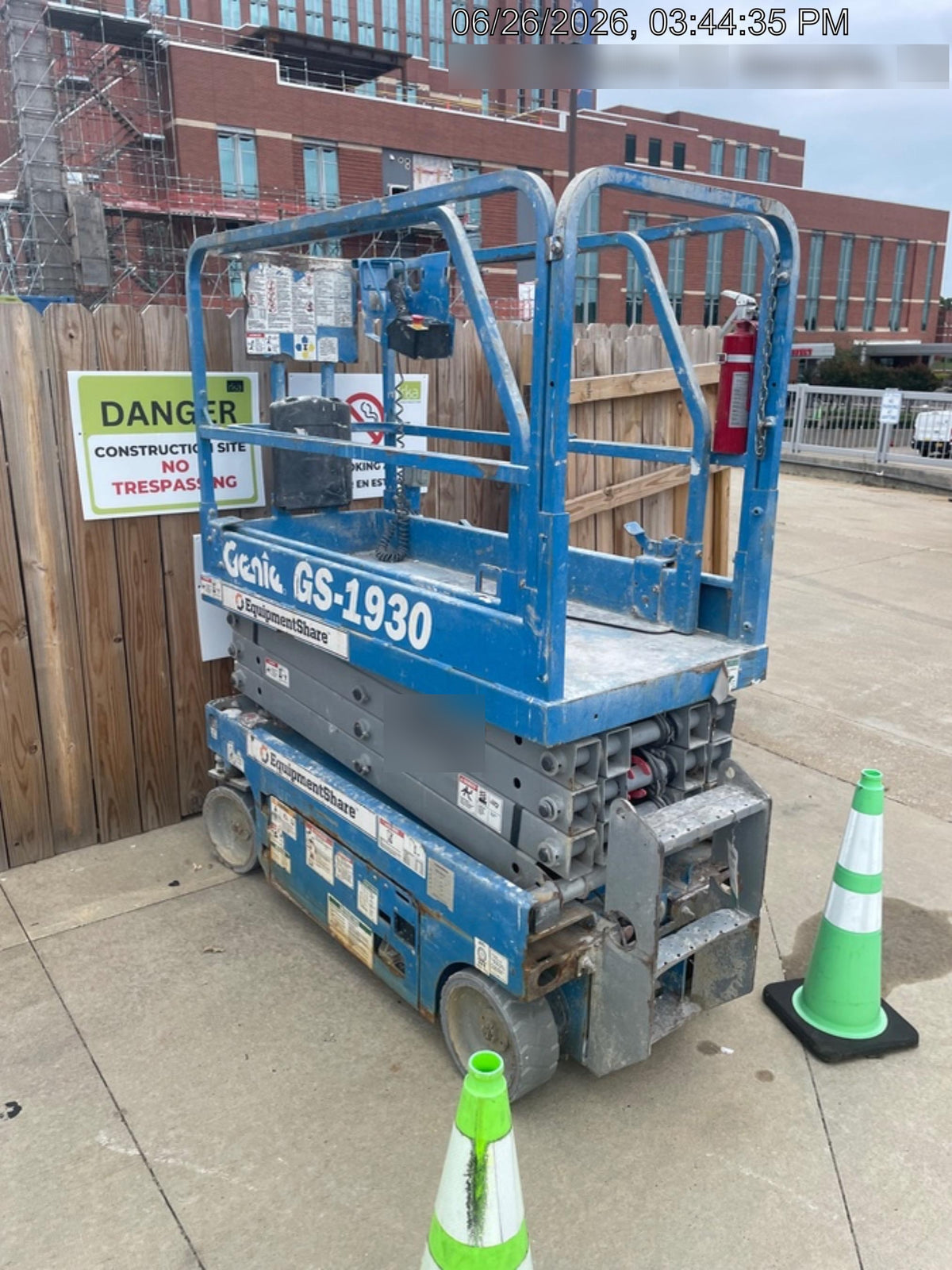 2018 Genie GS-1930 Genie GS-1930 Scissor Lift w/Standard Options