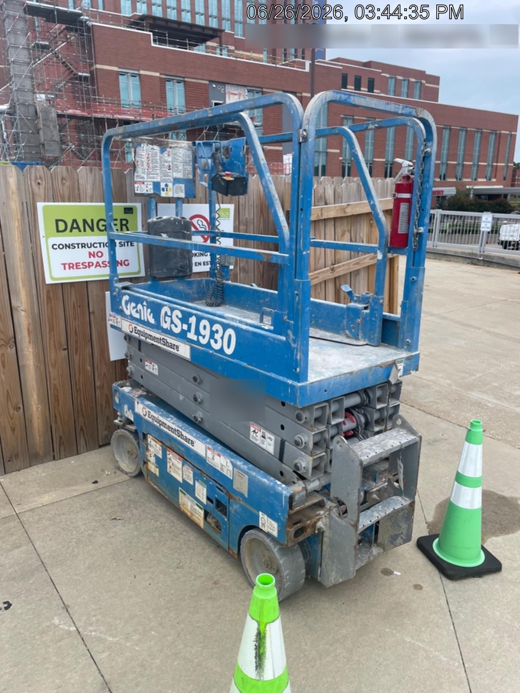 2018 Genie GS-1930 Genie GS-1930 Scissor Lift w/Standard Options