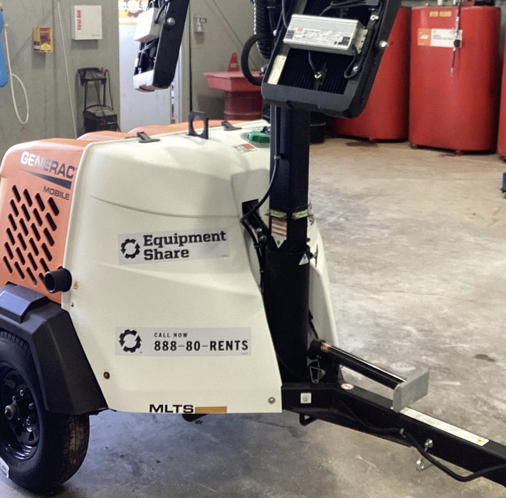 2024 Generac MLT2 Diesel, Flex Switch 120V Input, Powerzone Controller, 
(4) 320W LED Lights, 4kW Generator, 39.9 Gal Fuel Tank, 2" Ball, T3