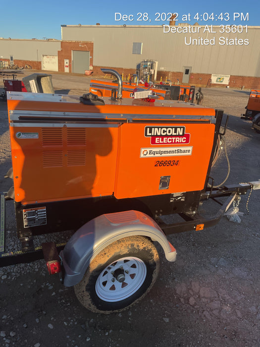 2022 Lincoln Electric LE400 Kubota V1505, Trlr, Cable Rack, Light Kit, ES Decals, T3