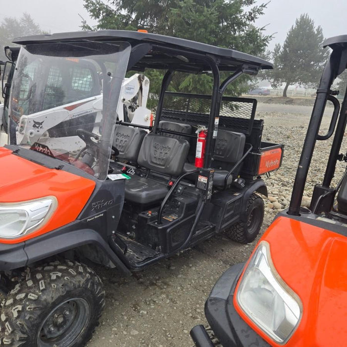 Kubota RTV-X1140W-H Plastic Canopy, Windshield Acrylic Clear, LED Strobe Light, Wire Harness Kit, Back up Alarm