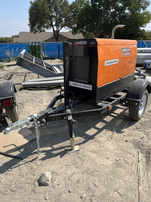 2022 Lincoln Electric LE400 Kubota V1505, Trlr, Cable Rack, Light Kit, ES Decals, T3