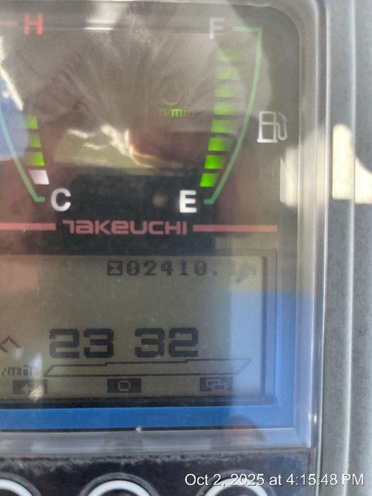 2020 Takeuchi TB235-2R Canopy, Rubber Tracks, Manual TAG QC