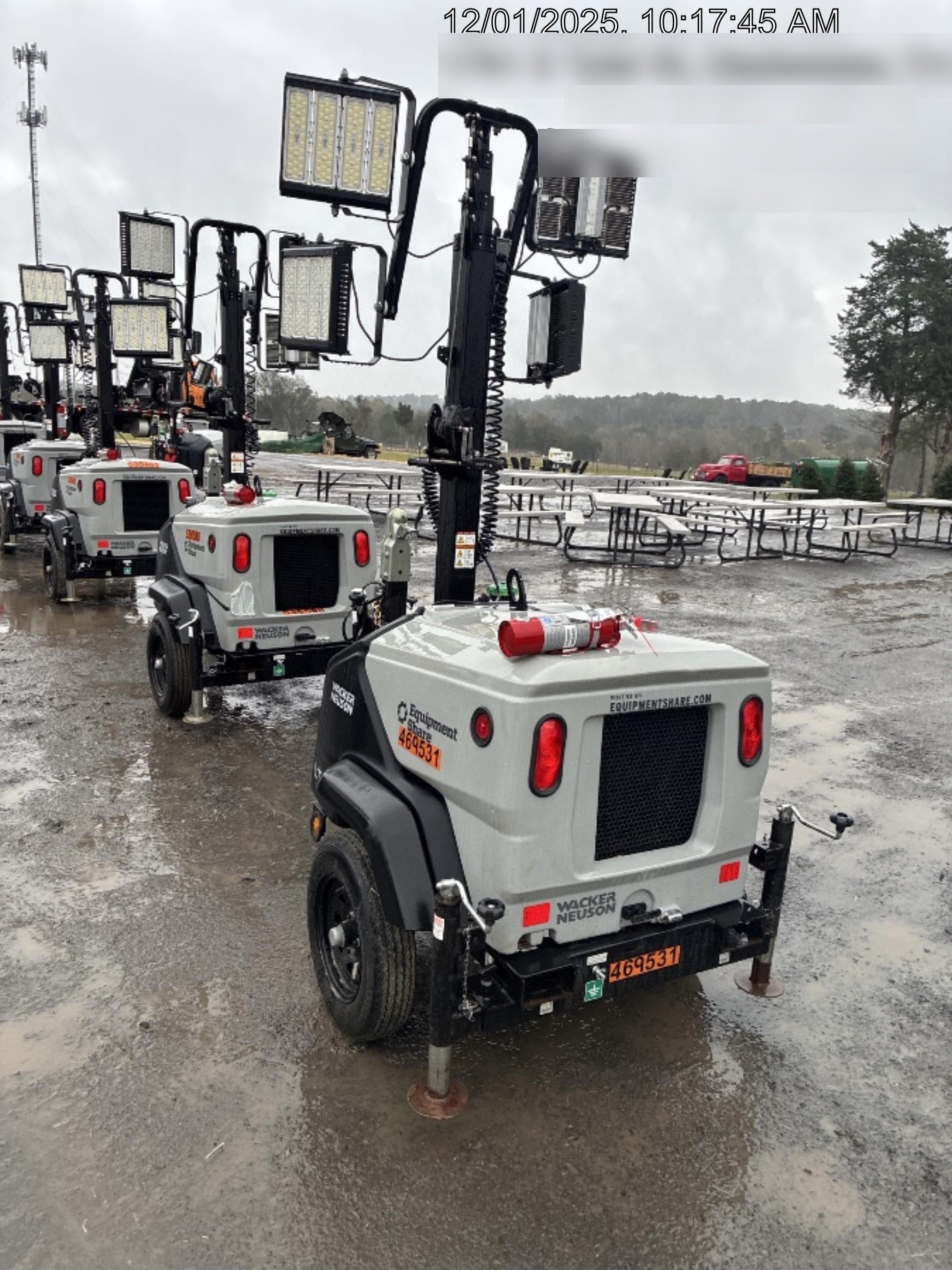 2024 Wacker Neuson LTT4 Diesel, Kohler KDW702, Deep Sea Controller, Auto Start, LED 320W, Bypass Outlet, T3