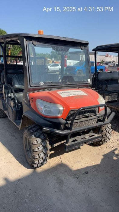 2019 Kubota RTV-X1140W-H 4wd Utility Cart, LED Strobe, Windshield Tempered Glass, Plastic Canopy, Wire Harness Kit, Backup Alarm