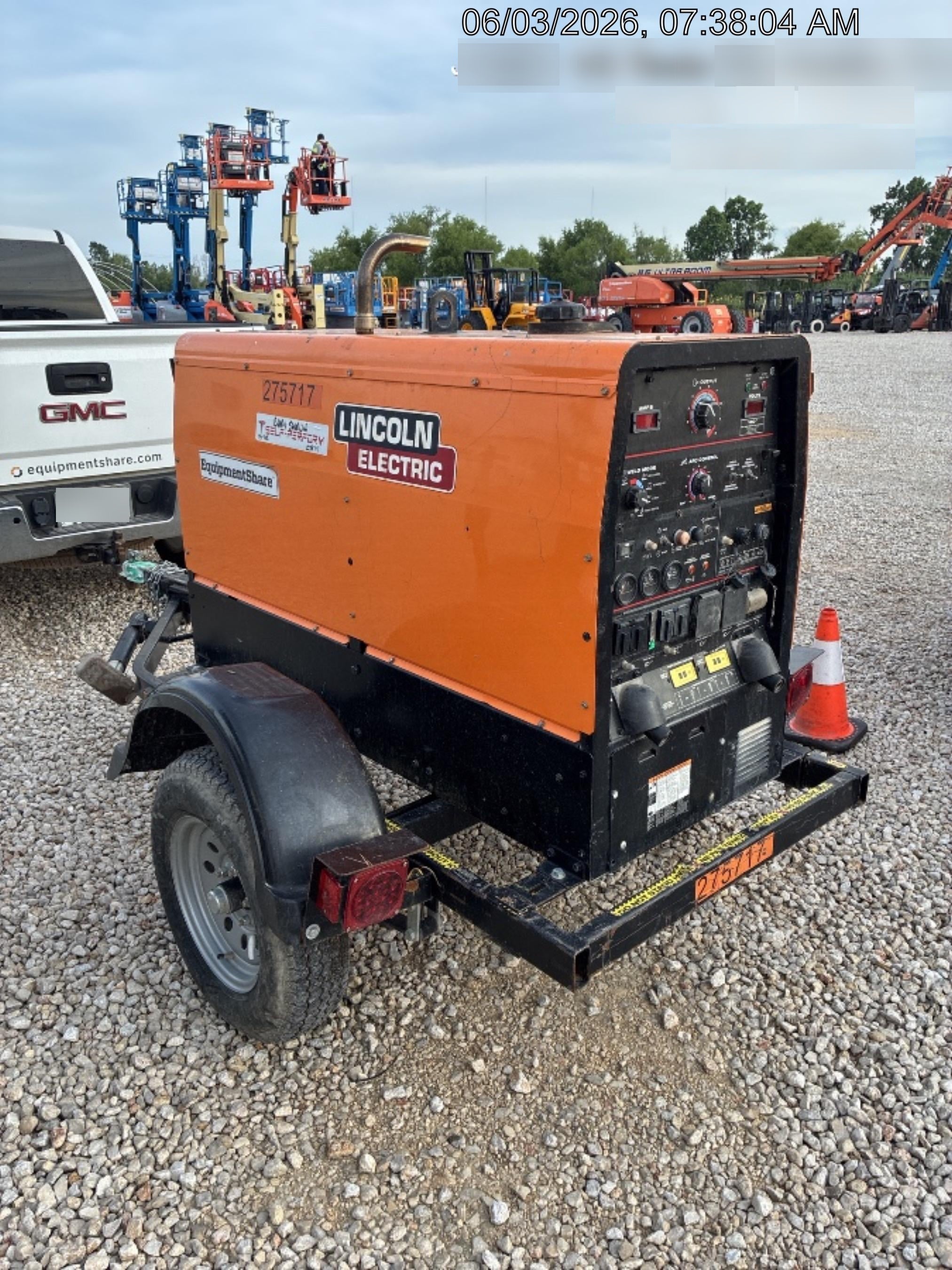 2022 Lincoln Electric LE400 Kubota V1505, Trlr, Cable Rack, Light Kit, ES Decals, T3
