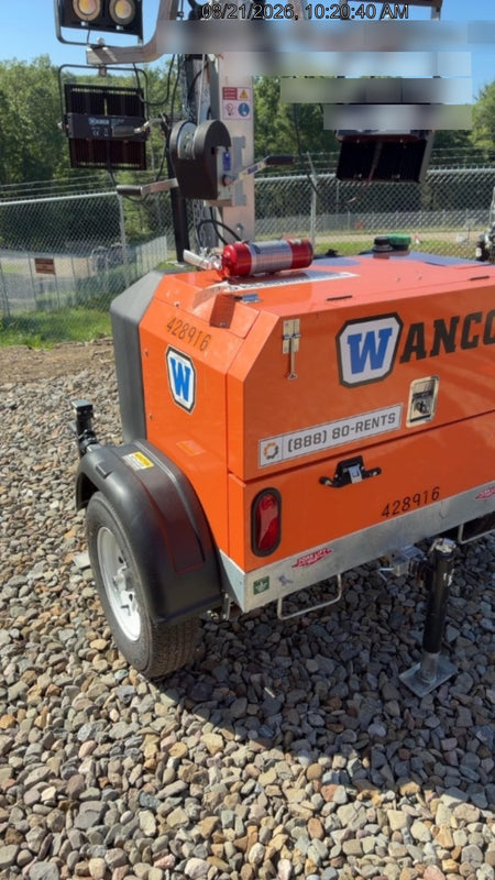2024 Wanco WLTT-4MM4K Diesel, Deep Sea Controller, Shore Power Plug, Auto Start, (4) 350W LED Floodlights, 4kW Generator, 60 Gal Fuel Tank, 2" Ball, T3