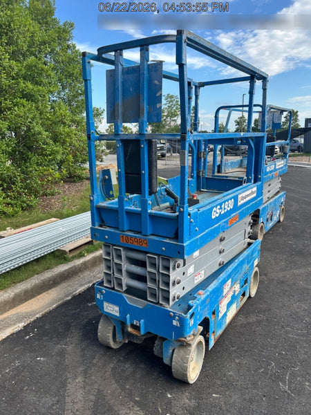 2020 Genie GS-1930 Solid Non Marking Tires, Beacon, Folding rails with half height swing gate