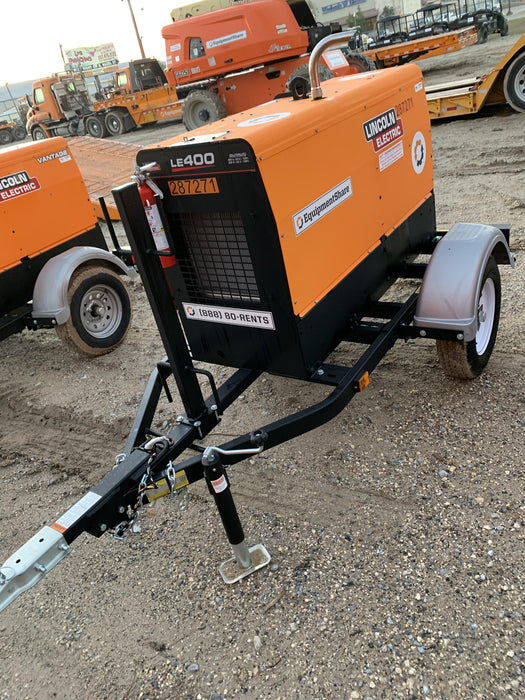 2023 Lincoln Electric LE400 Kubota V1505, Trlr, Cable Rack, Light Kit, ES Decals, T3