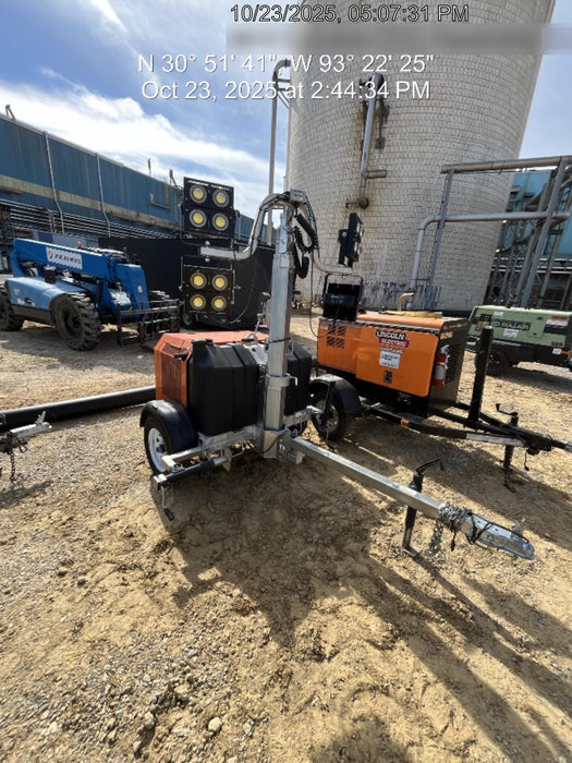 2024 Wanco WLTT-4MM4K Diesel, Deep Sea Controller, Shore Power Plug, Auto Start, (4) 350W LED Floodlights, 4kW Generator, 60 Gal Fuel Tank, 2" Ball, T3