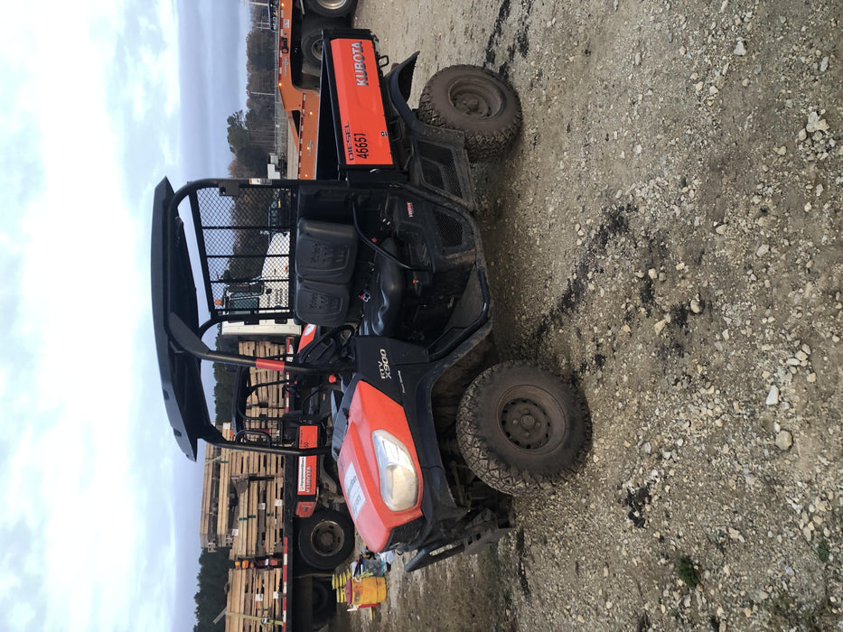 2019 Kubota RTV-X900 4wd Utility Cart, LED Strobe, Windshield Tempered Glass, Plastic Canopy, Backup Alarm