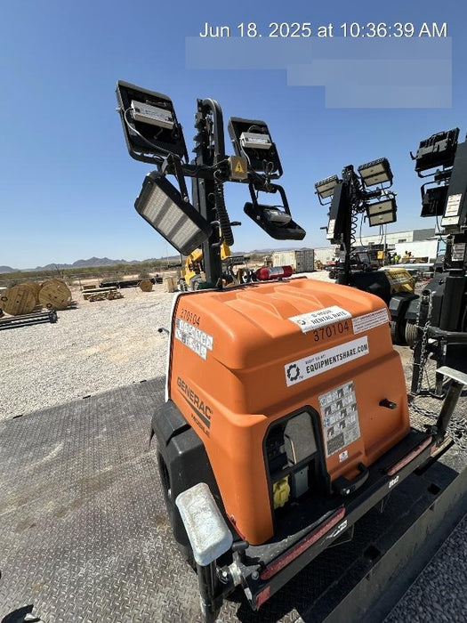 2023 Generac MLT2 Diesel, Flex Switch 120V Input, Powerzone Controller, 
(4) 320W LED Lights, 4kW Generator, 39.9 Gal Fuel Tank, 2" Ball, T3