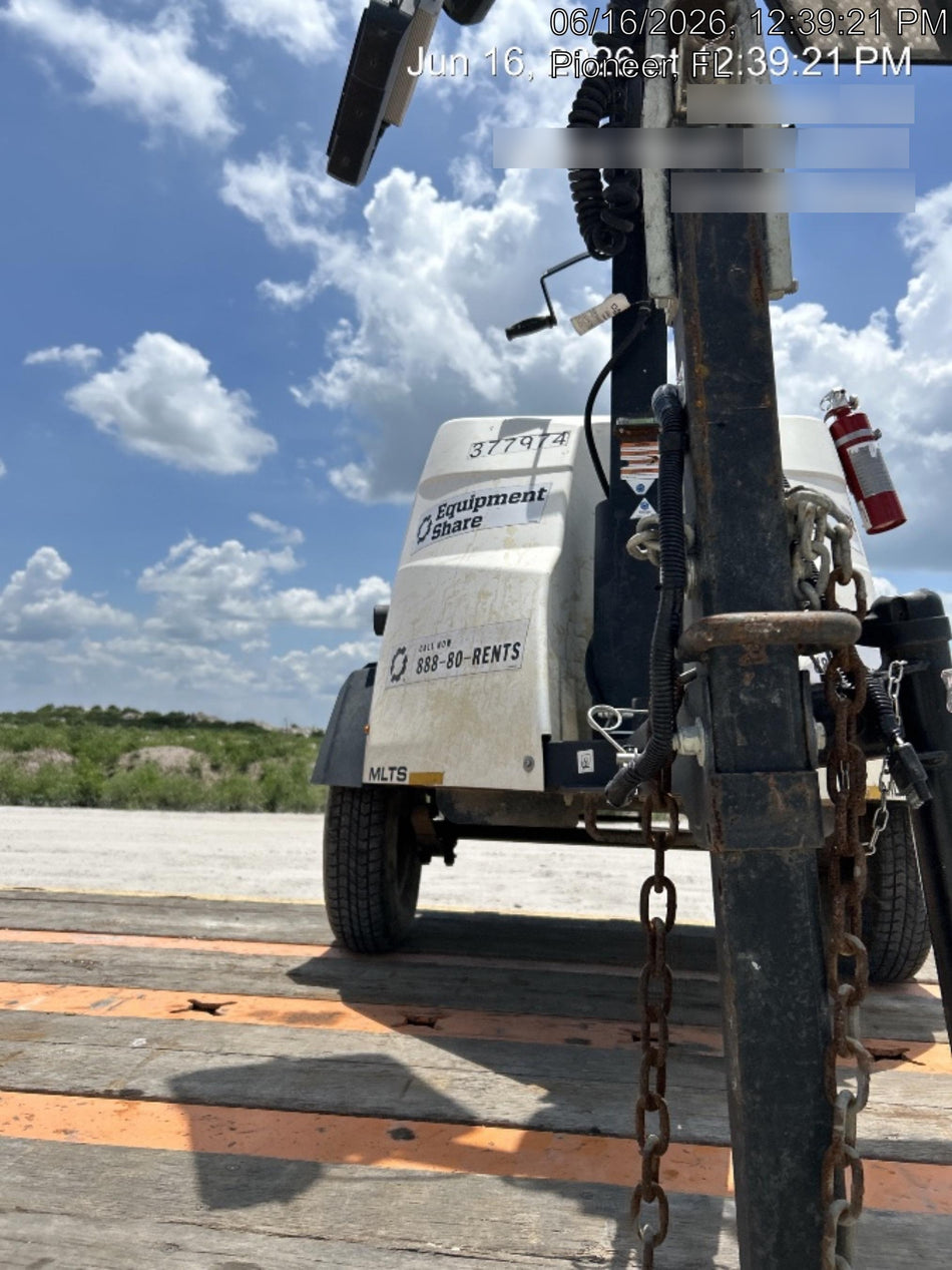 2023 Generac MLT2 Diesel, Flex Switch 120V Input, Powerzone Controller, 
(4) 320W LED Lights, 4kW Generator, 39.9 Gal Fuel Tank, 2" Ball, T3