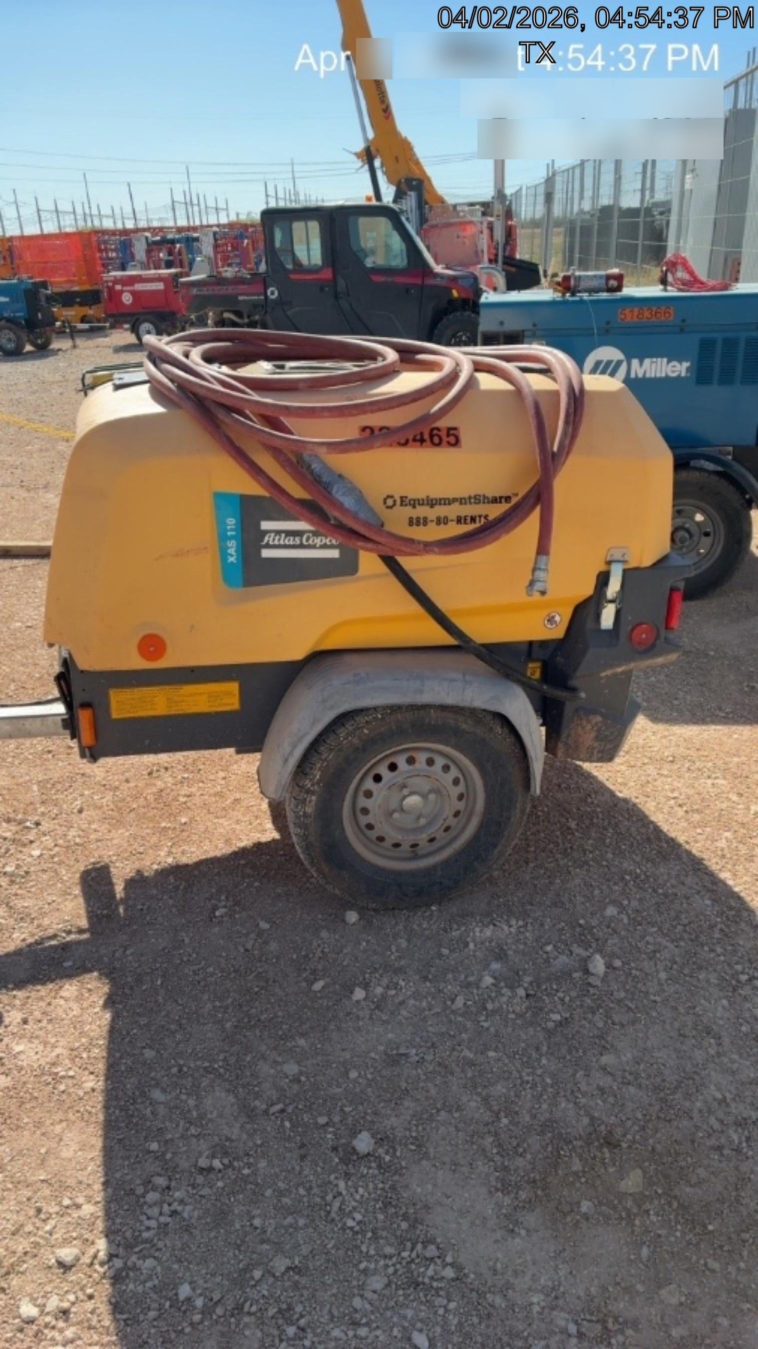 2022 ATLAS COPCO XAS 110