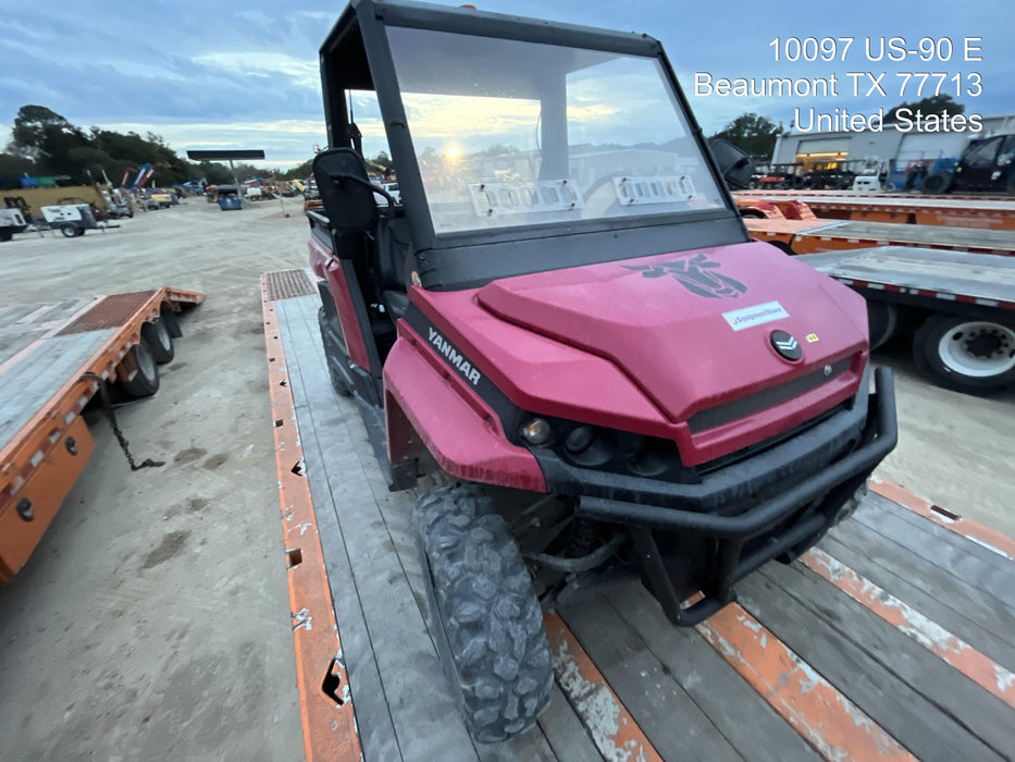 2021 Yanmar YU1000 Canopy, Steel Wheel, Poly WindShield, Beacon, Backup Alarm