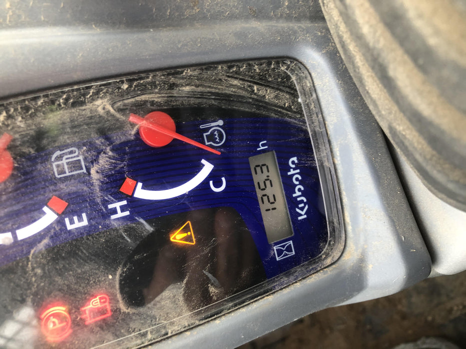 2019 Kubota SVL95-2S Cab/Heat/Air, Standard Tracks, Standard Flow w/Manual QC, 80" HD Bucket w/ Smooth Cutting Edge