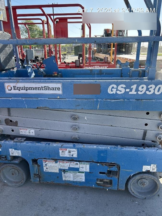 2018 Genie GS-1930 Genie GS-1930 Scissor Lift w/Standard Options