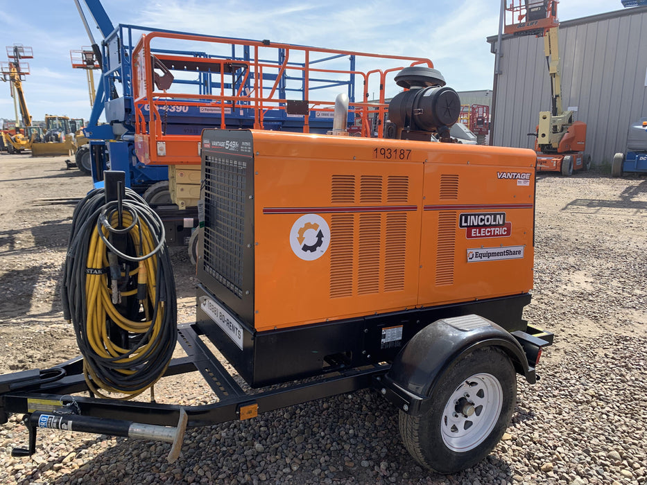 2021 Lincoln Electric Vantage 549X Ready Pak 3, ORANGE (includes trailer, cable rack, fender light kit)
