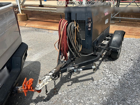 2019 Lincoln Vantage 322 Welder Ready-Pak 3, Two wheel trailer, Fender and Light kit, Cable Rack