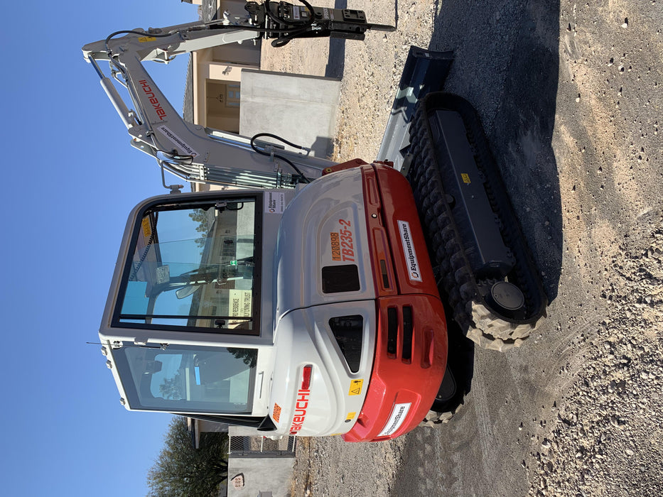 2020 Takeuchi TB-235-2CR Cab/Heat/Air, Rubber Tracks, Manual TAG QC