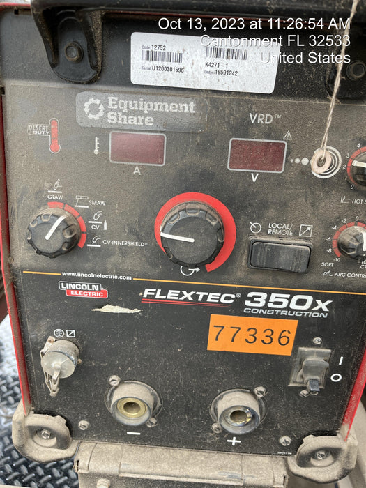 2020 LINCOLN ELECTRIC FLEXTEC 350X