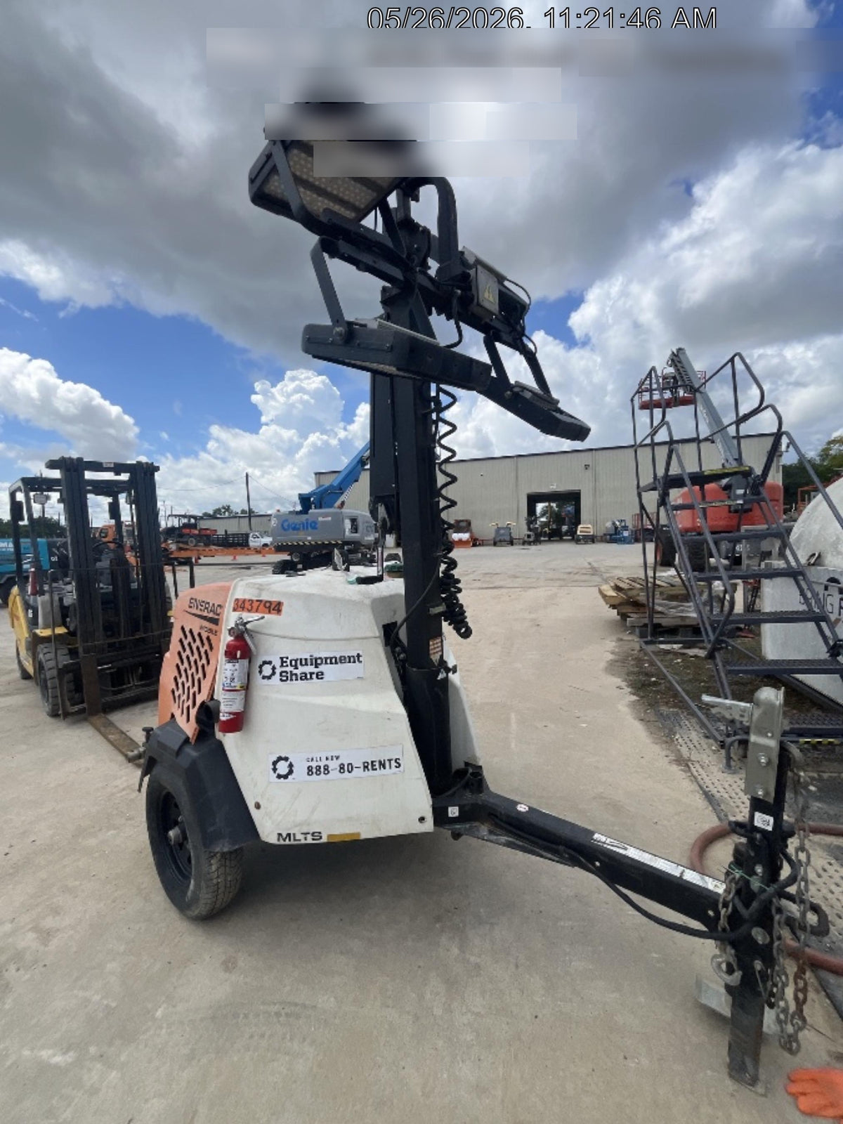 2023 Generac MLT2 Diesel, Flex Switch 120V Input, Powerzone Controller, (4) 320W LED Lights, 4kW Generator, 39.9 Gal Fuel Tank, 2" Ball, T3
