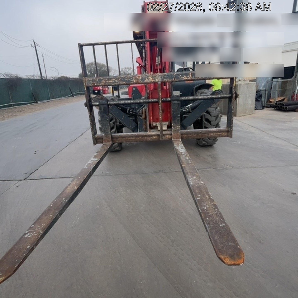 2019 Manitou MTA10055 MTA10055 - 74 HP T4, Canopy, Worklights/Strobe, Beacon, 66" Carriage, 60" Forks, Solid Tires, Lift Hook, Aux Hydraulics