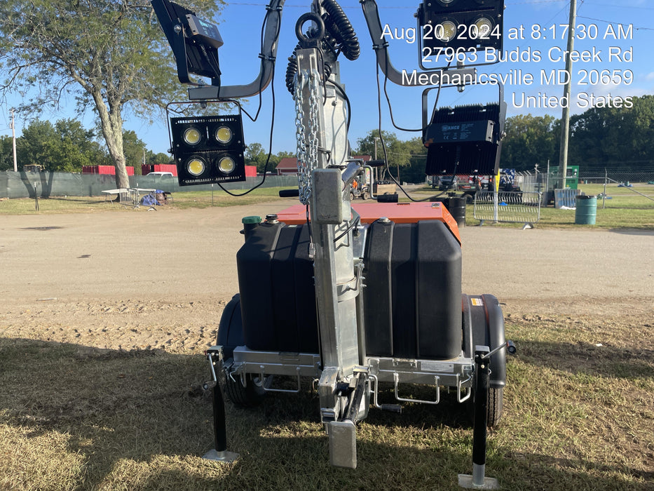 2024 Wanco WLTT-4MM4K Diesel, Deep Sea Controller, Shore Power Plug, Auto Start, (4) 350W LED Floodlights, 4kW Generator, 60 Gal Fuel Tank, 2" Ball, T3