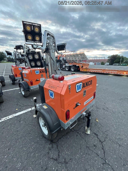 2024 Wanco WLTT-4MM4K Diesel, Deep Sea Controller, Shore Power Plug, Auto Start, (4) 350W LED Floodlights, 4kW Generator, 60 Gal Fuel Tank, 2" Ball, T3